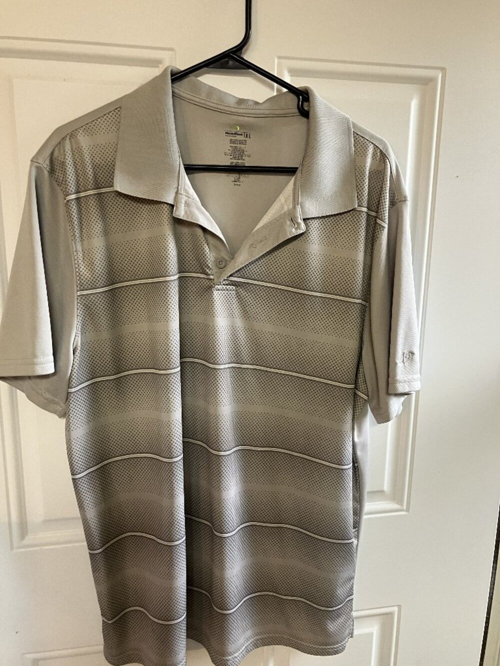 Men;s Gray Casual Button-Up Shirt